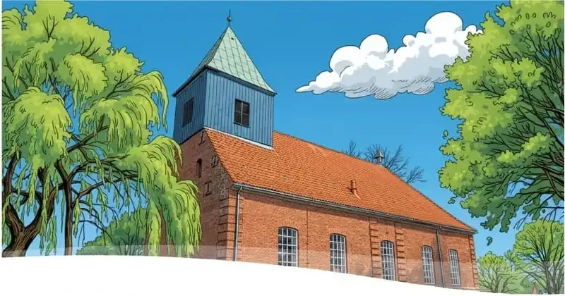 Illustration: Kirche in Cuxhaven-Altenwalde
