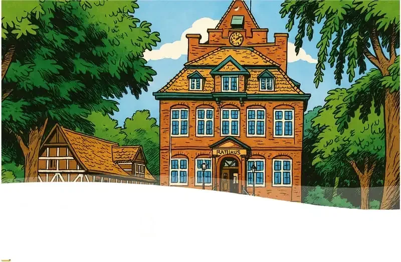 Illustration: Schloss Ritzebüttel in Cuxhaven