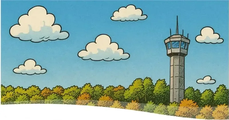 Illustration: Aussichtsturm „Deutsches Olymp“ in der Wingst