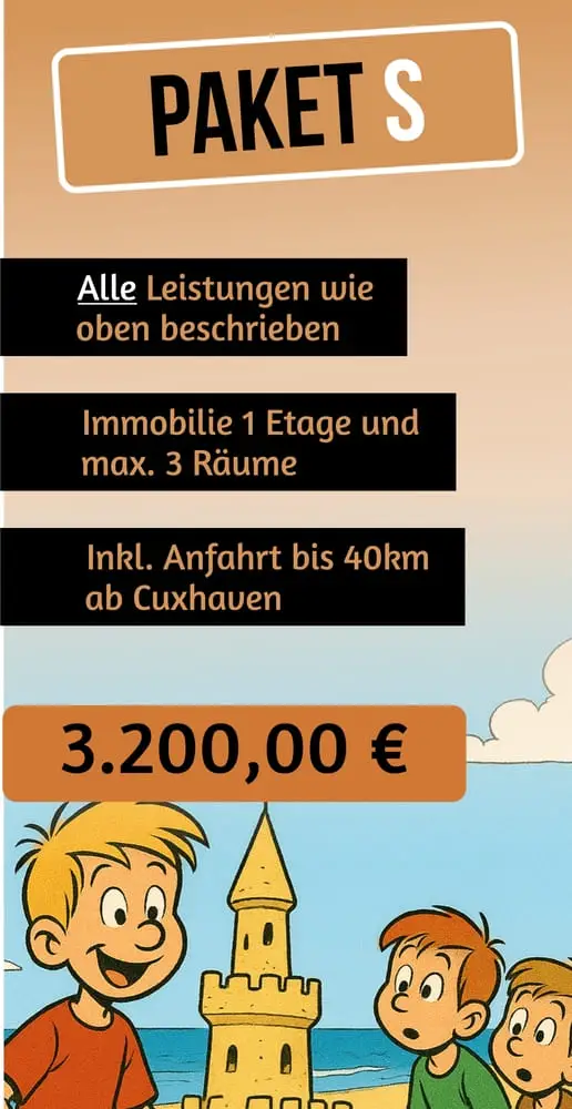 Immobilie ohne Makler verkaufen Paket S